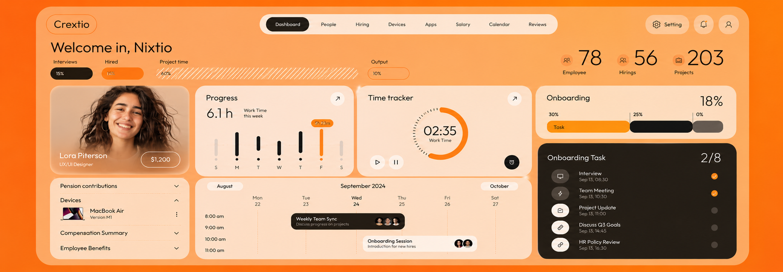 Web Application Mockup