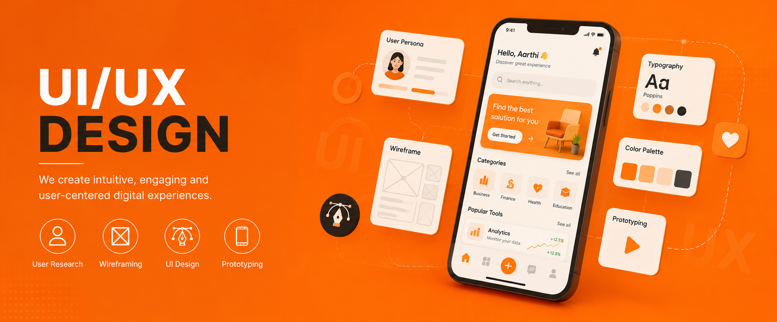UI UX Design Mockup